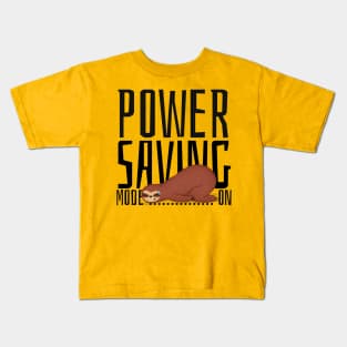 power saving mode on Kids T-Shirt